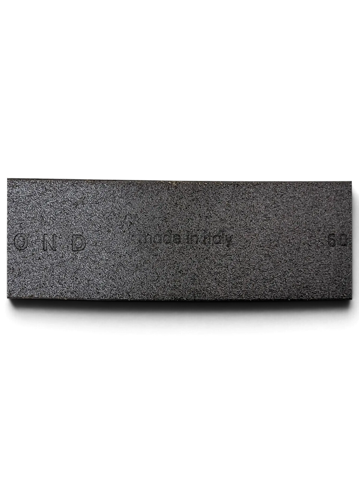 JAKE & IPI John Richmond black leather belt interior detail showing embossed branding and made in Italy stamp
