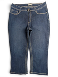 JAKE & IPI Lee Slender Secret dark wash denim jeans with contrast stitching and mid-rise fit