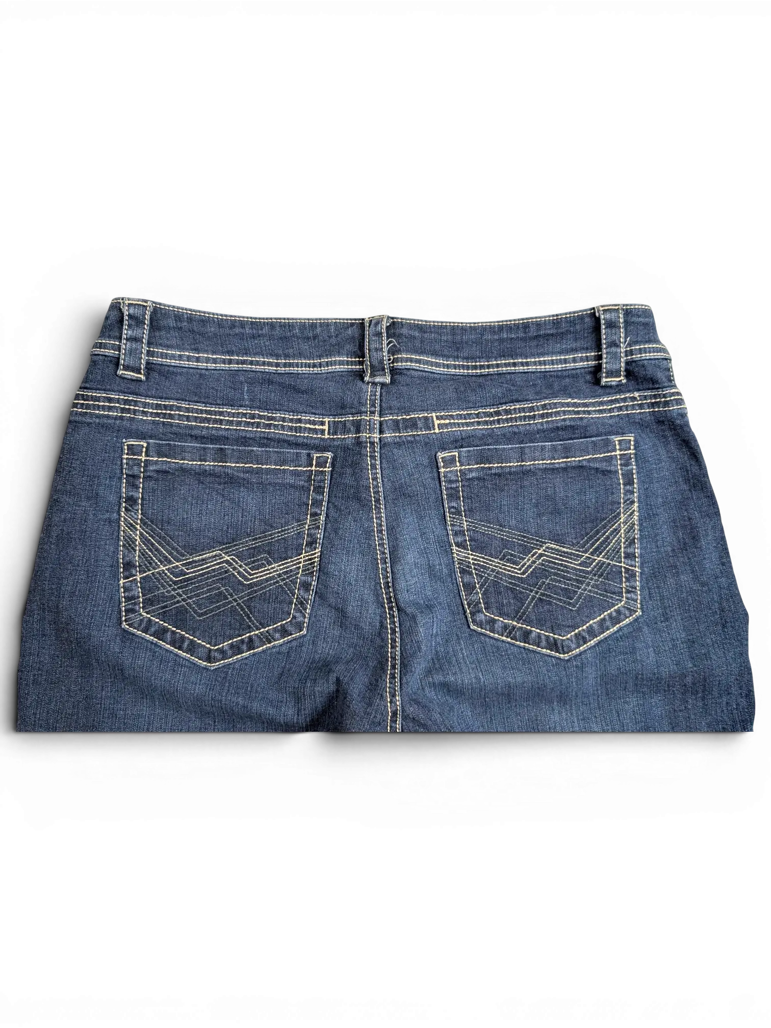 JAKE & IPI Lee Slender Secret dark wash denim jeans featuring back pockets with decorative contrast stitching