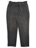 JAKE & IPI Lee stretch waist jeans in a faded black denim wash with a comfortable elasticated waistband
