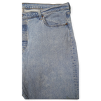 JAKE & IPI Levi's 501 20W vaaleat farkut klassisella viisitaskurakenteella ja nappihalkiolla.