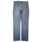 JAKE & IPI Levi's 511 vaaleat siniset farkut klassisella viisitaskumallilla ja nahkaisella takamerkillä