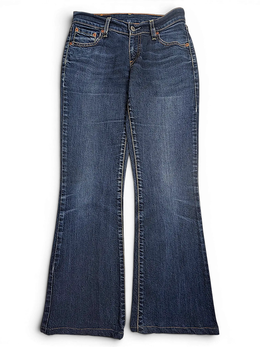 JAKE & IPI Levi's 529 89 bootcut jeans in dark blue denim with a classic five-pocket design.