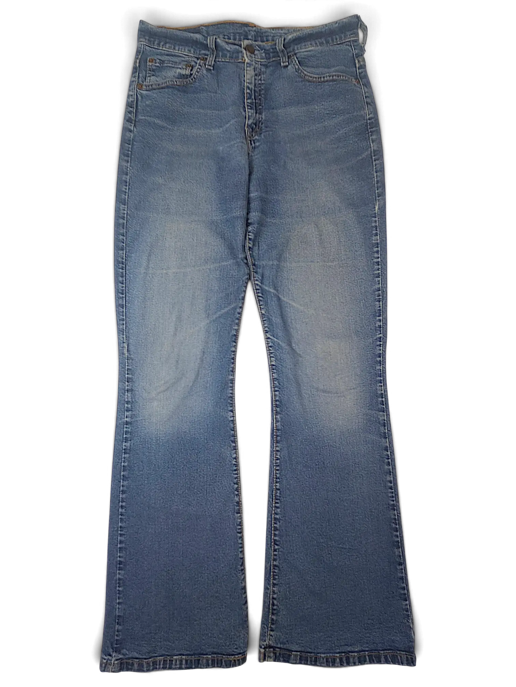 JAKE & IPI vintage Levi's 584 87 blue denim jeans with a classic five-pocket design and faded wash finish.