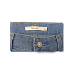 JAKE & IPI Levi's 726 Flare -farkkujen vyötärö: merkkinappi ja kokolappu 32 vaaleansinisessä denimissä