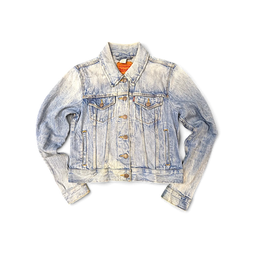 JAKE & IPI Levi Strauss tyttöjen vaalea farkkutakki, nappikiinnitys ja rintataskut