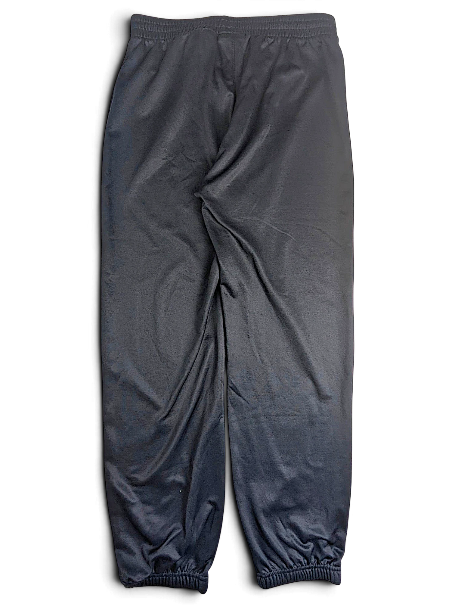 JAKE & IPI pre-owned navy blue Lotto polyester track pants with elastic cuffs in size XL