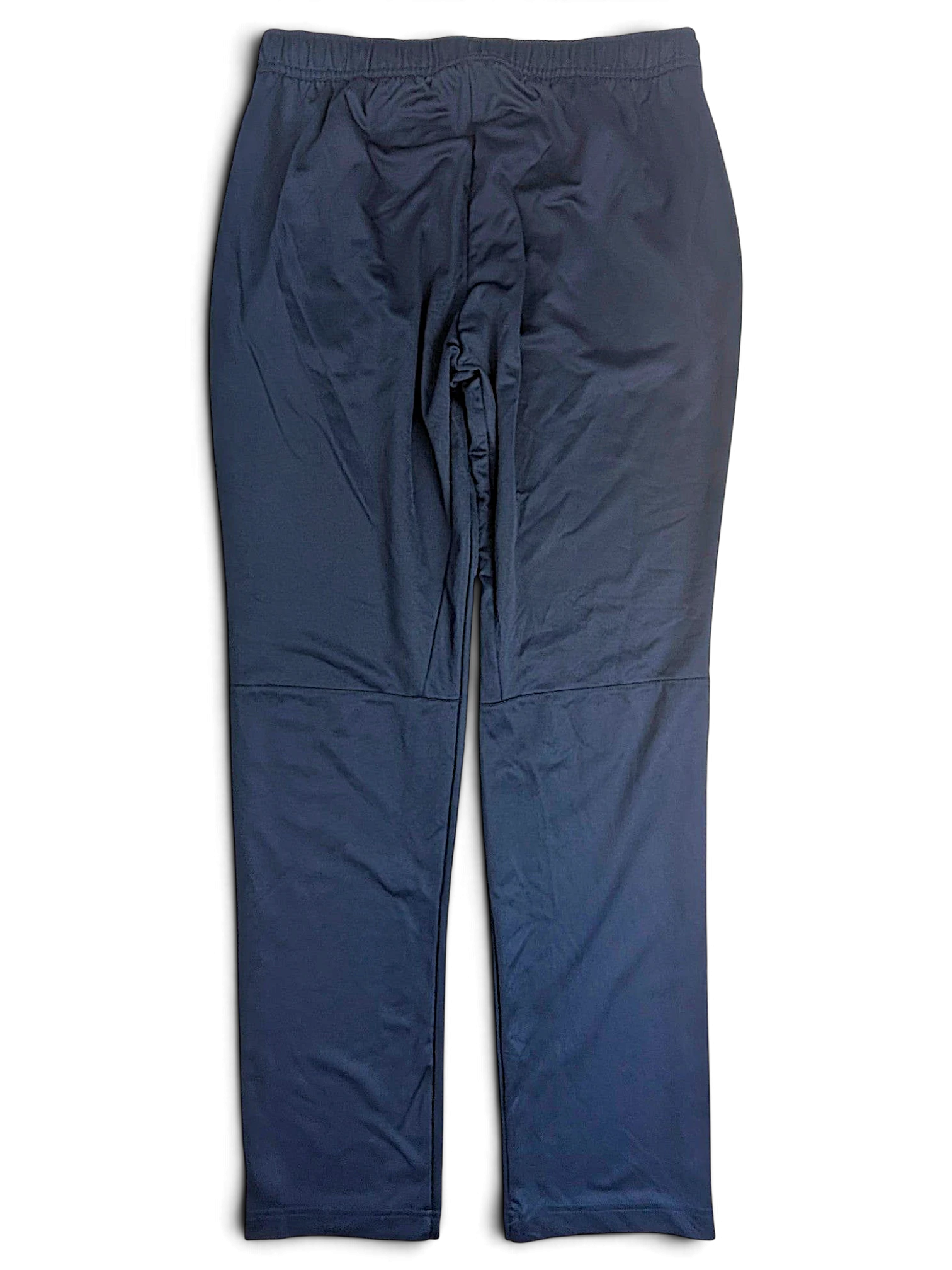 JAKE & IPI pre-owned Nike Dri-FIT navy blue track pants with a straight leg and lightweight performance fabric