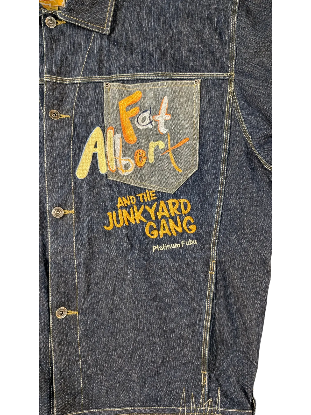 Platinum FUBU Denim Jacket | JAKE & IPI