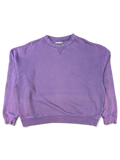 JAKE & IPI purple Acne Studios crewneck sweatshirt with embroidered collar detail