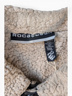 JAKE & IPI Rocawear sherpavuorattu farkkutakki, beige vuori, koko 3XL. Lämmin sherpavuori ja klassinen denimpäällinen.