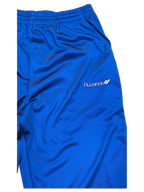 JAKE & IPI pre-owned Rucanor royal blue track pants with elastic waist and white logo detail