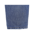 JAKE & IPI Tommy Jeans blue denim pant leg hem with classic stitching detail