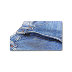 JAKE & IPI Tommy Jeans blue denim pants featuring a classic metal zipper fly and five-pocket construction.