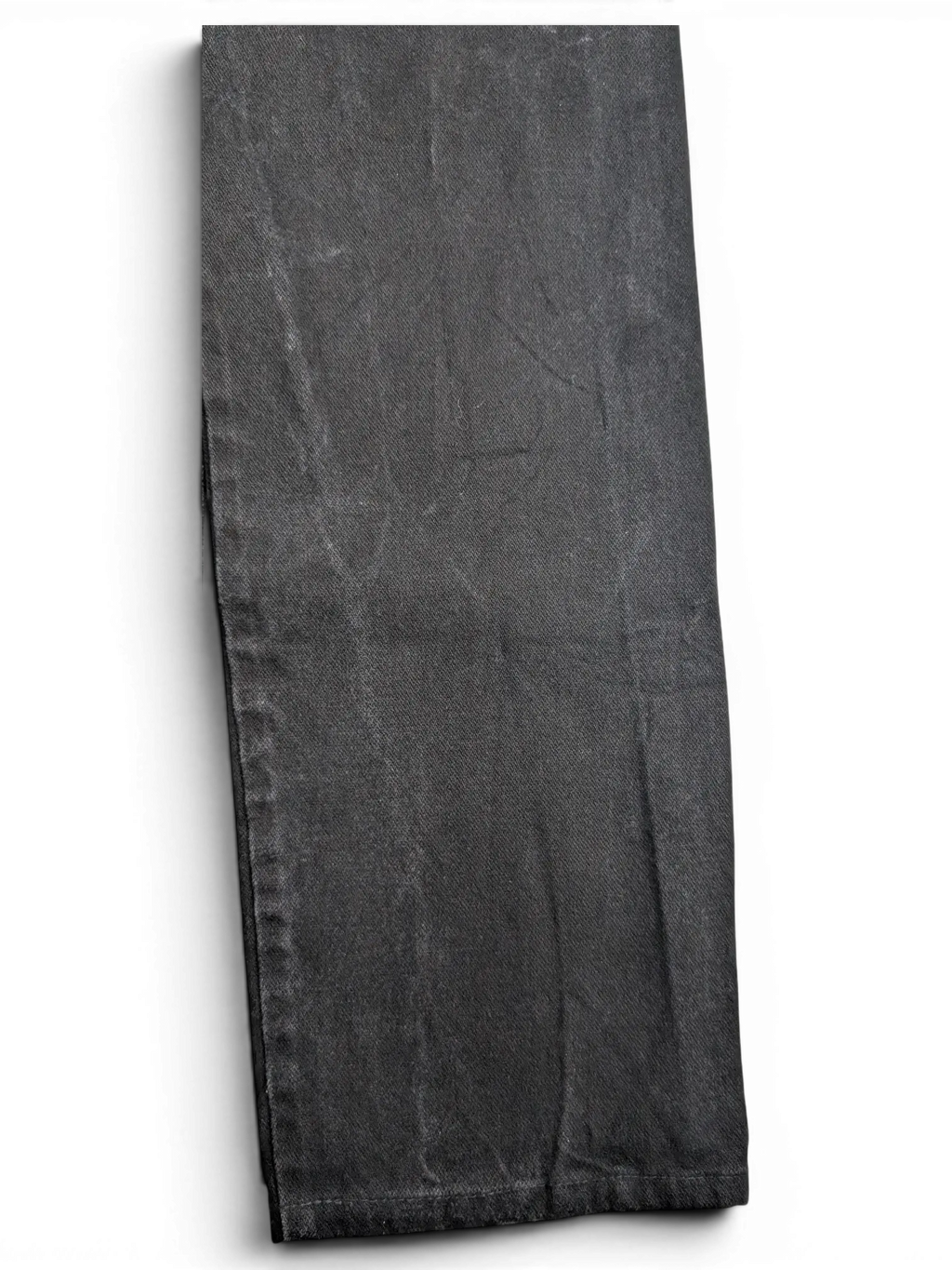 JAKE & IPI Wrangler A203 black denim jeans featuring a classic straight leg fit and durable cotton fabric.