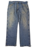 JAKE & IPI Wrangler 96501DS vintage blue denim jeans with a relaxed fit and faded wash