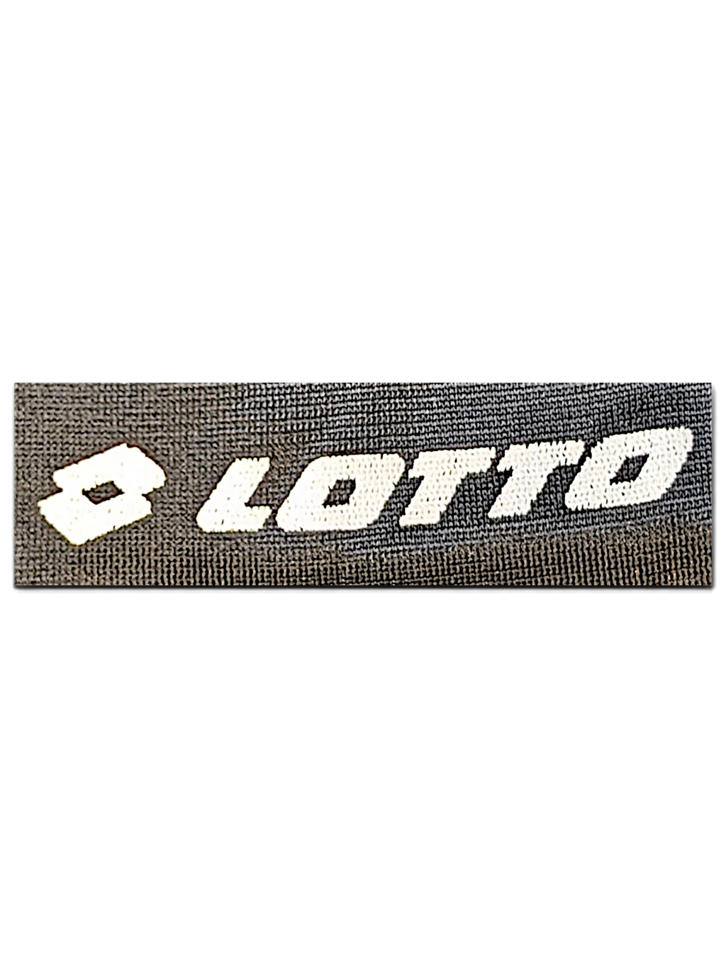JAKE & IPI pre-owned Lotto black track pants featuring white embroidered brand logo detail