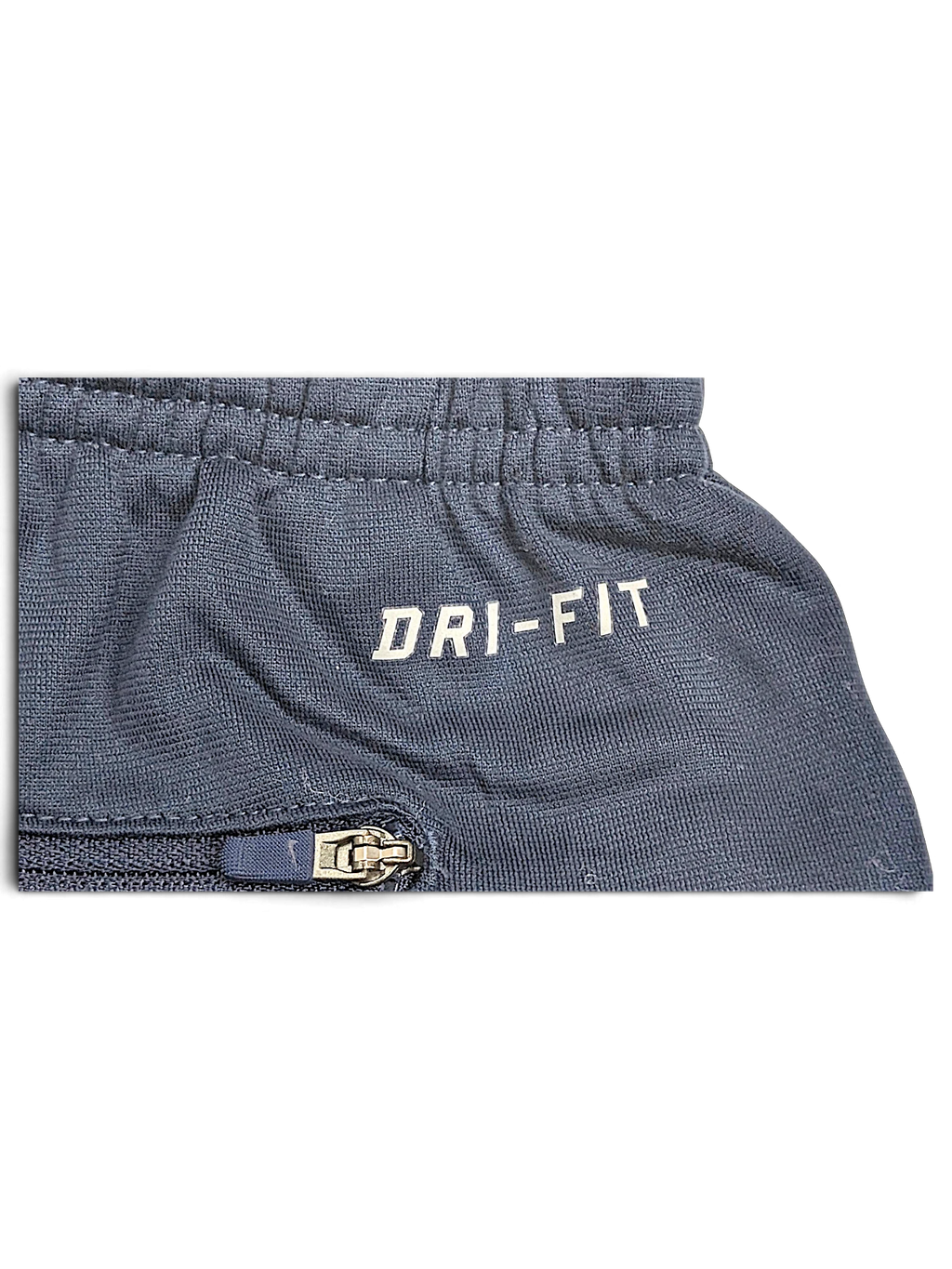 JAKE & IPI Nike navy blue Dri-FIT track pants with a zipped pocket detail