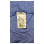 JAKE & IPI Scotch & Soda sinisen puuvillasekoitepikeepaidan hoito-ohjelappu ja varanapit
