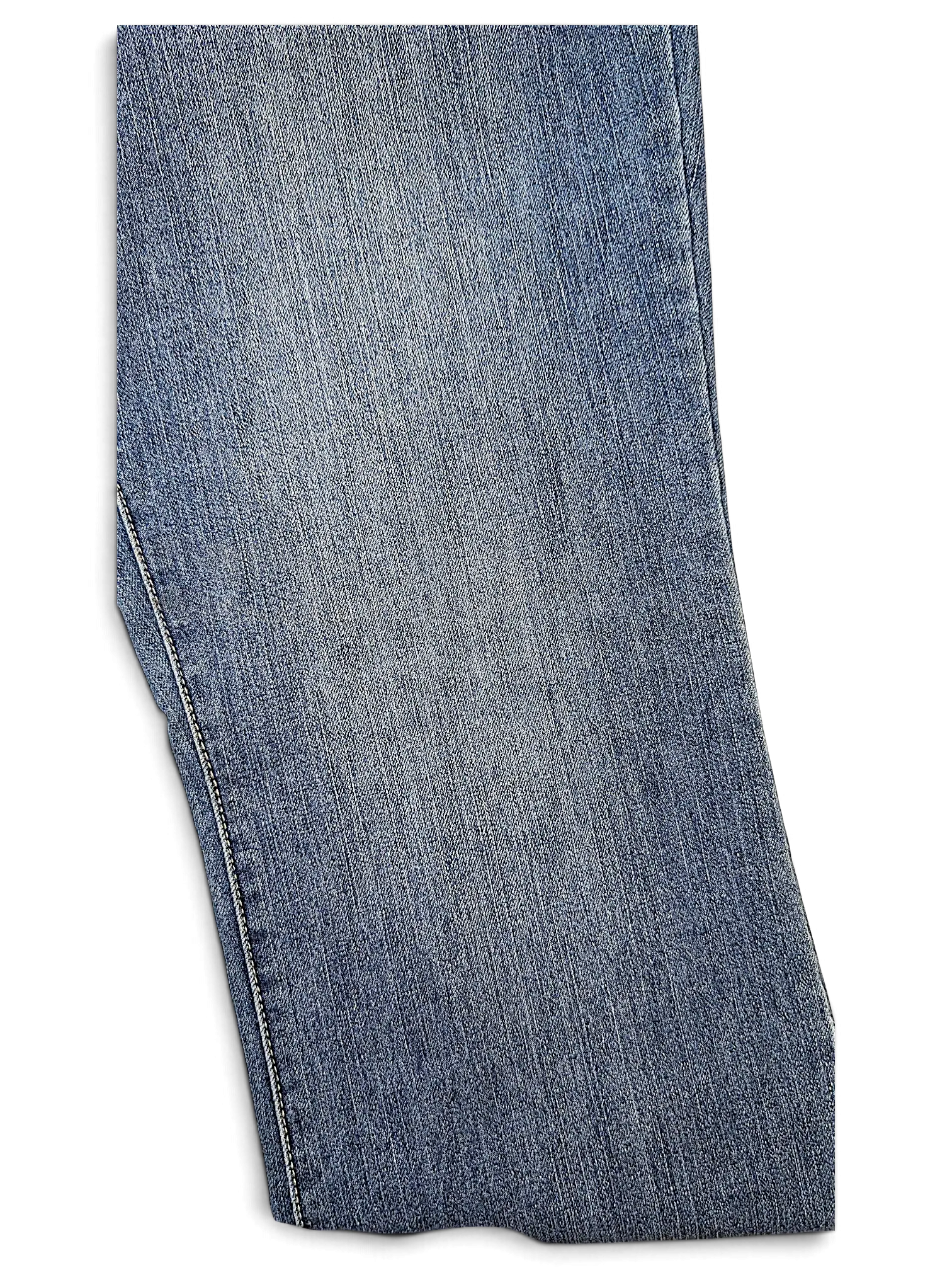 JAKE & IPI Additions by Chico's blue denim shorts in a medium wash with classic stitching detail