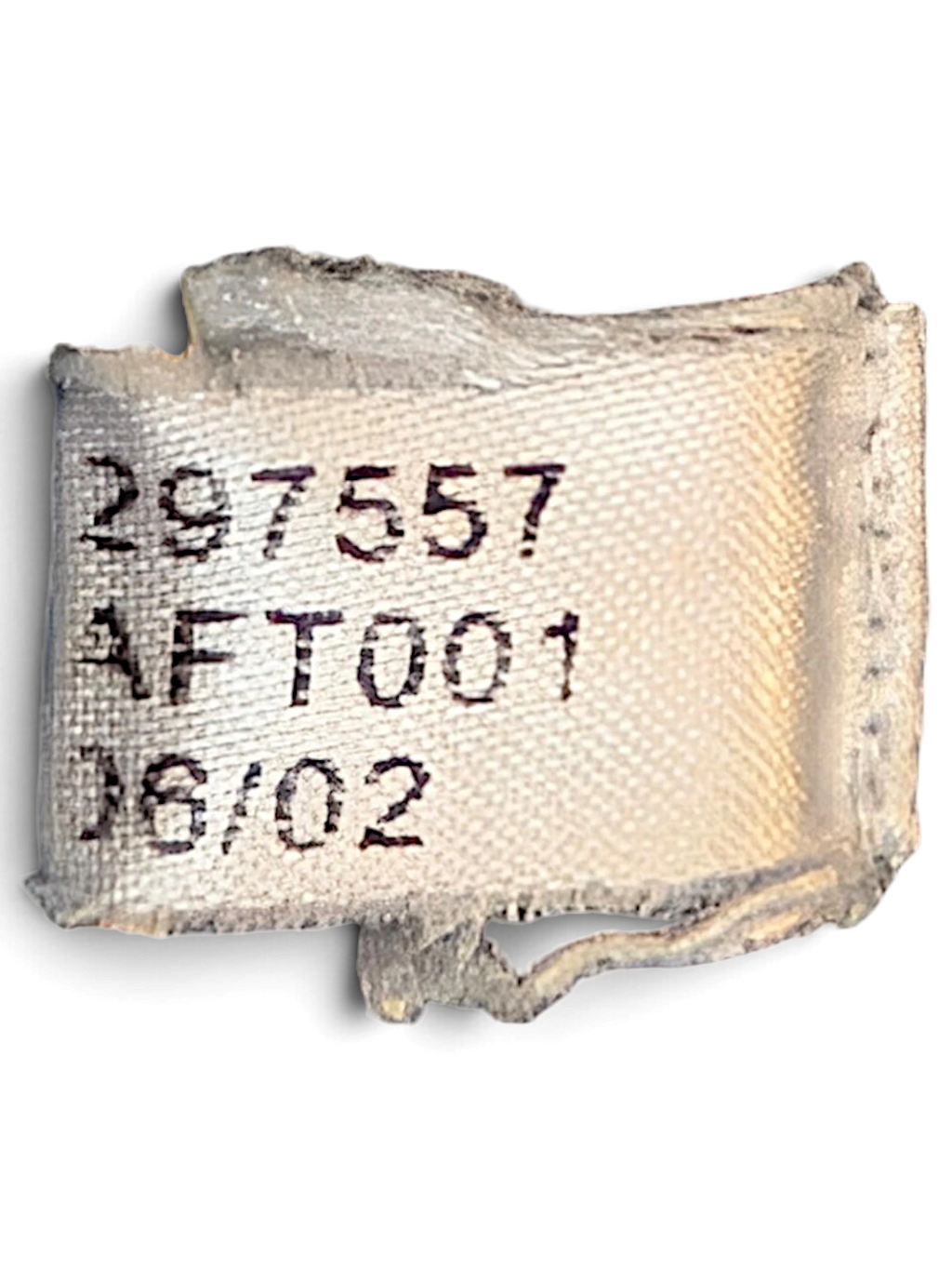 JAKE & IPI adidas track pants inner care label with printed production codes and manufacturing details