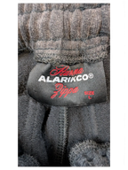 JAKE & IPI Alarikco track suit black fleece fabric with branded clothing label size L
