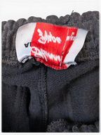 JAKE & IPI Alarikco track suit black fleece sweatpants interior label detail