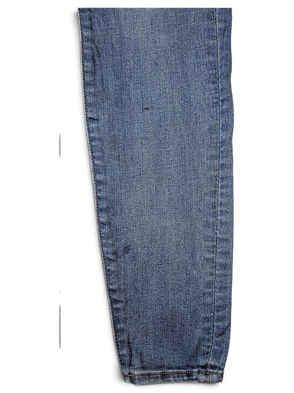 JAKE & IPI American Eagle Outfitters blue denim jeans leg detail with a slim fit design