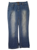 JAKE & IPI Angels Y2K blue denim jeans with a faded wash and classic five-pocket design