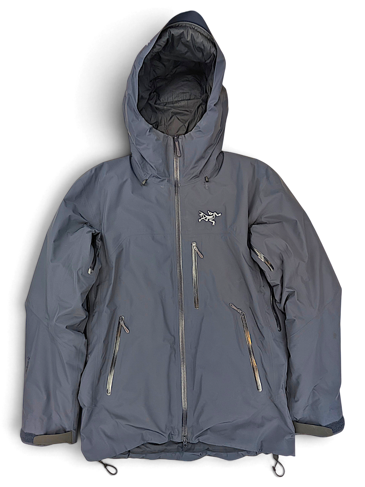 Dark blue Arc'teryx Beta Insulated Jacket from Ibe's personal archive, front view