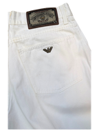Vintage Armani Jeans White Straight-Leg Jeans – Size 34 – product photo 9