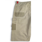 JAKE & IPI Bad Get It On olive green double-knee workwear pants with contrast pocket detailing and red stitching accents