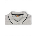 JAKE & IPI käytetty Ben Sherman harmaa pikeepaita mustalla kaulusreunuksella ja merkityllä niskalapulla
