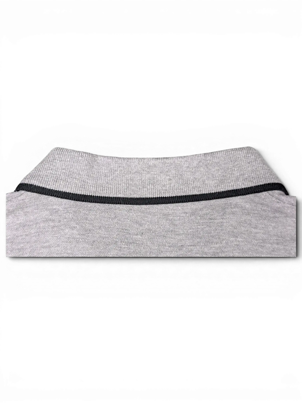 JAKE & IPI Ben Sherman grey polo shirt with black tipping on the collar