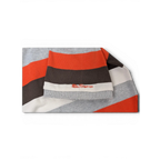 JAKE & IPI vintage Ben Sherman -pikeepaidan hiha harmailla, punaisilla, mustilla ja valkoisilla vaakaraidoilla.