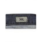 JAKE & IPI BKE Denim Carter -farkut, tummansinisen vyötärön harmaassa kokolapussa 30L.