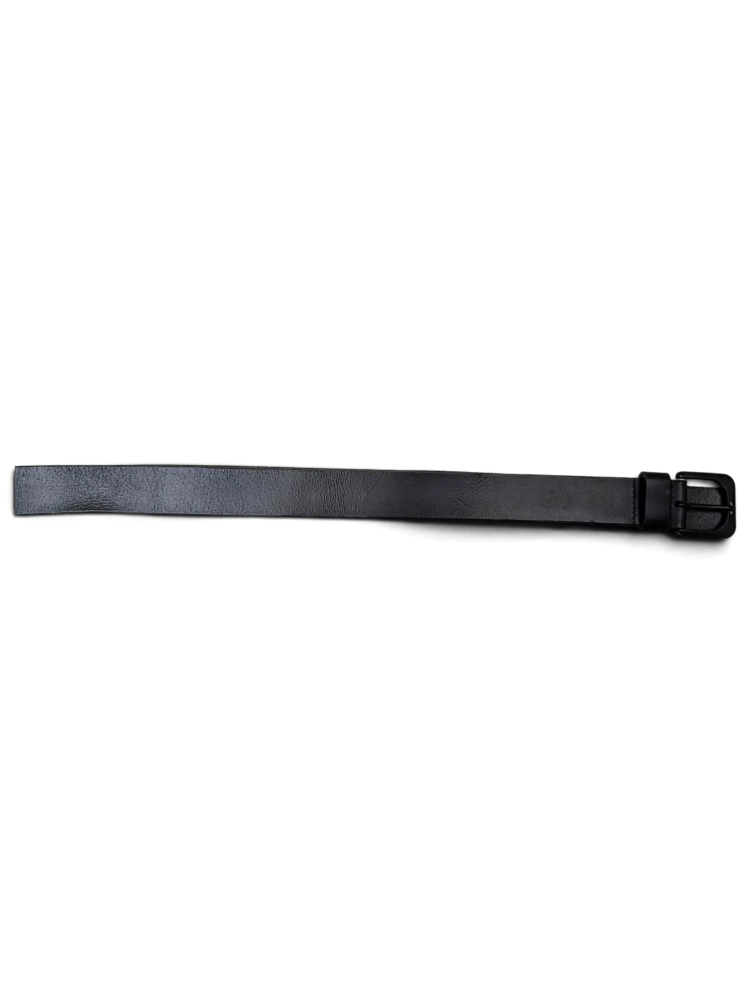 JAKE & IPI G-Star Raw black leather belt with a matching black buckle on a plain background