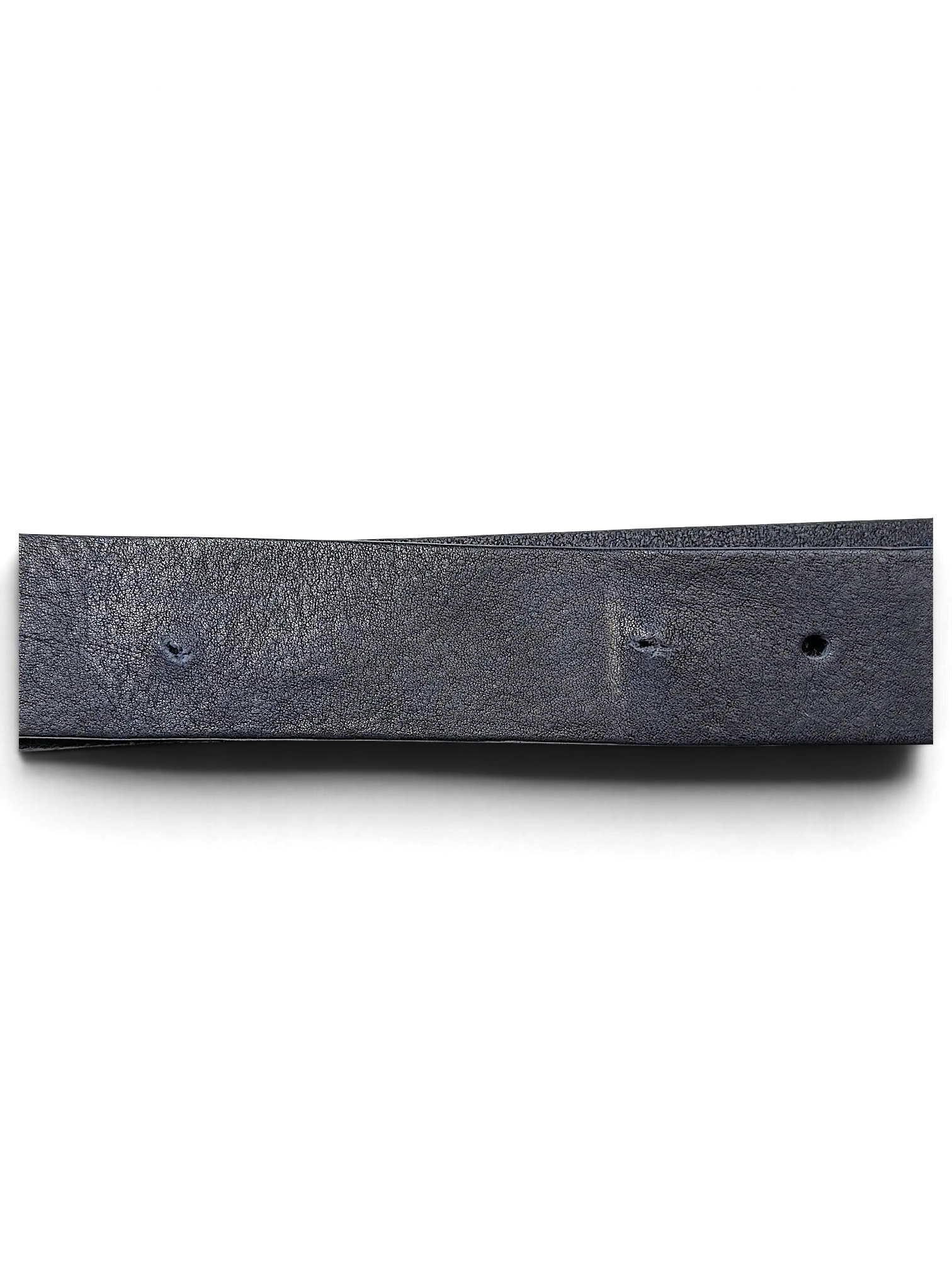 JAKE & IPI The Art Of Belt in black leather with visible stitching and punched adjustment holes