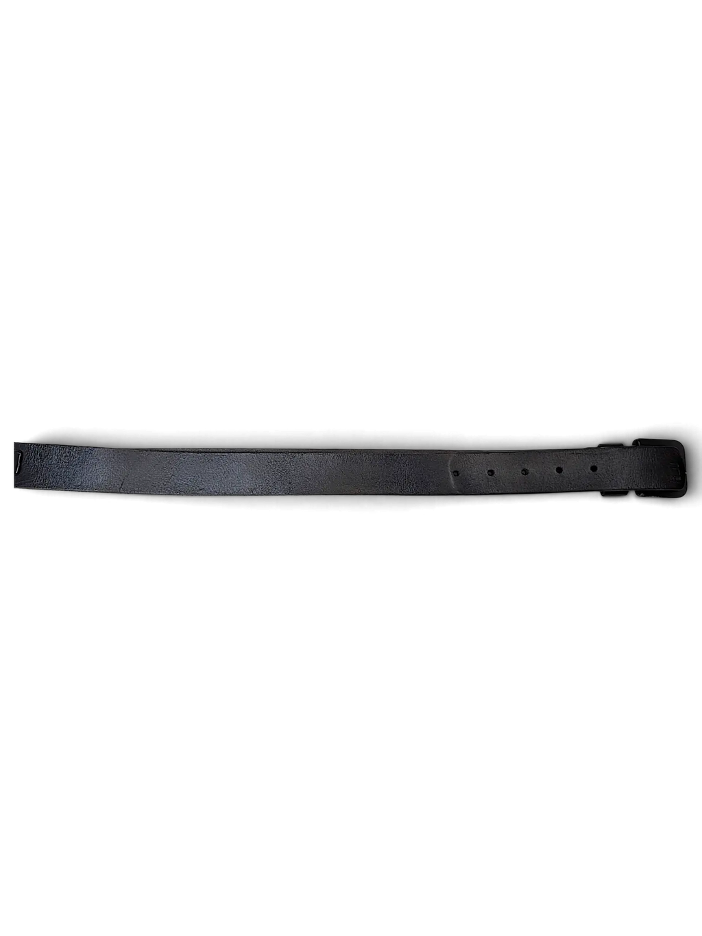 JAKE & IPI G-Star Raw black leather belt with a simple buckle design against a black background