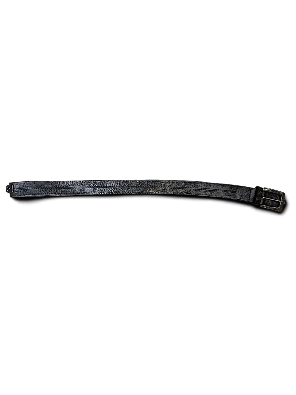 JAKE & IPI PME Legend black leather belt with textured finish and metal buckle