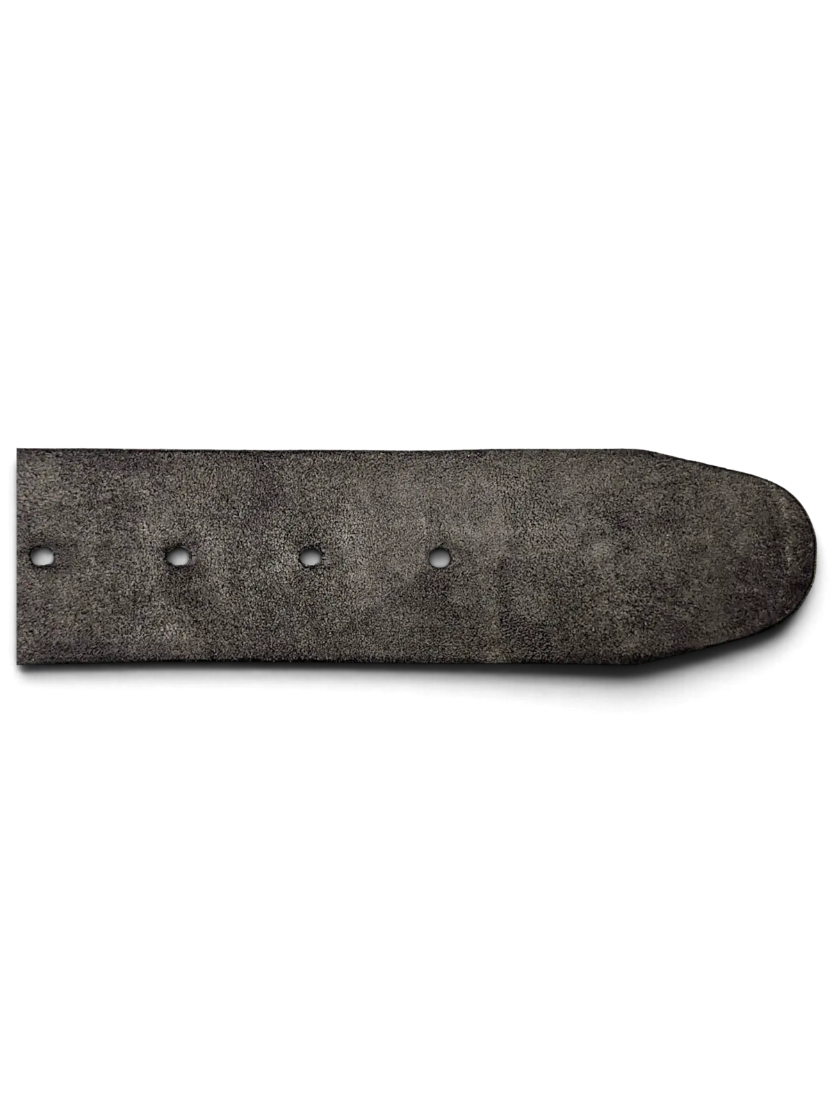 JAKE & IPI black wide leather belt with a textured reptile-style finish and rounded tip