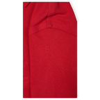 JAKE & IPI pre-owned BOSS Green red polo shirt showing a small fabric imperfection on the sleeve