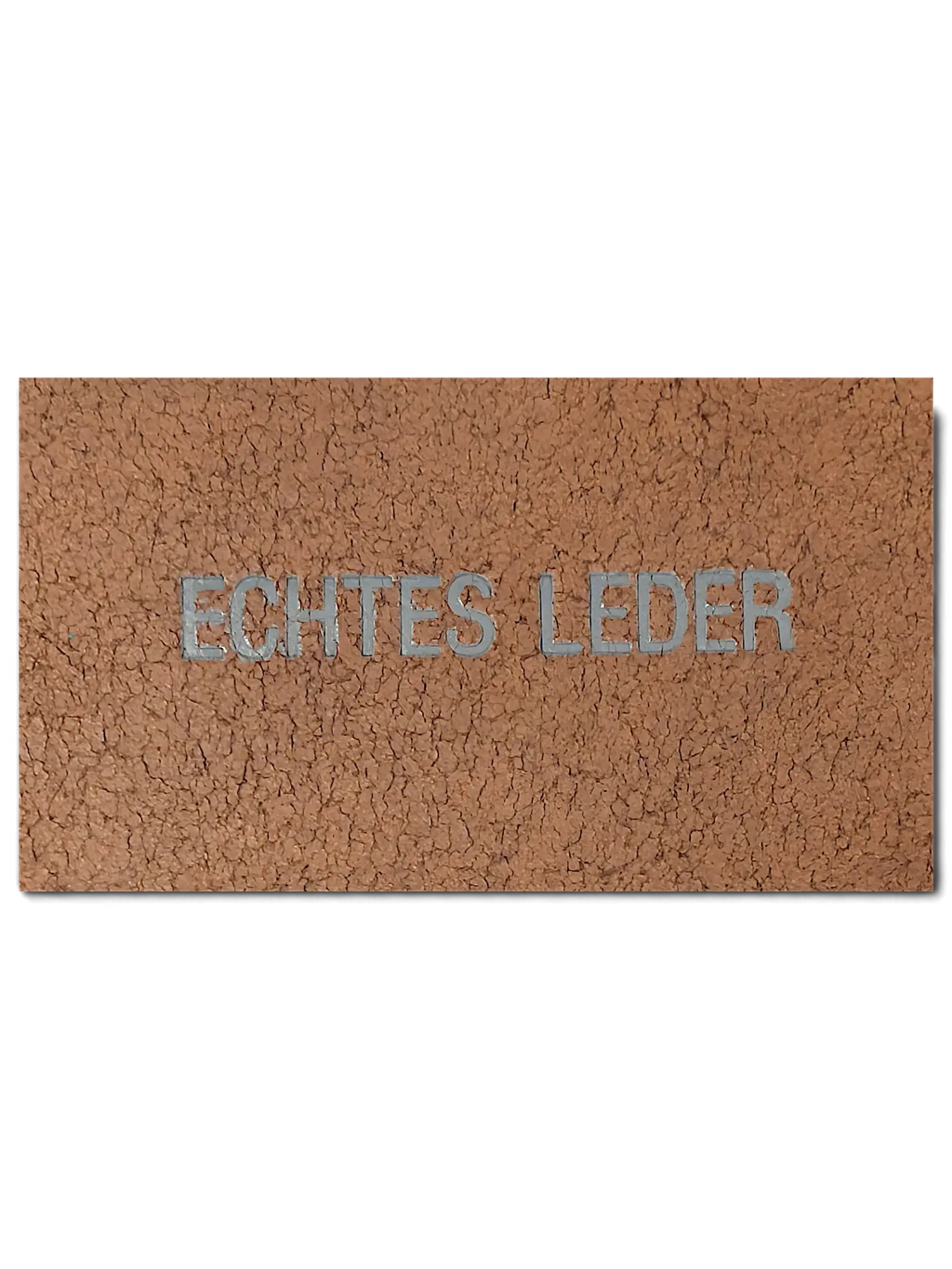JAKE & IPI Cassandra Accessories brown genuine leather belt texture with ECHTES LEDER embossed stamp