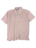 JAKE & IPI pre-owned brown Polo Ralph Lauren piqué polo shirt with embroidered pony logo