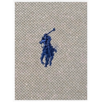 JAKE & IPI pre-owned brown Polo Ralph Lauren piqué polo shirt with navy blue embroidered pony logo