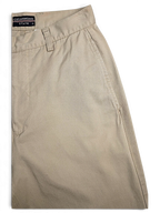 JAKE & IPI pre-owned Cedarwood State beige cotton chinos with a flat front and straight leg design.