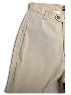 JAKE & IPI Cedarwood State beige cotton chinos with a flat front and button closure
