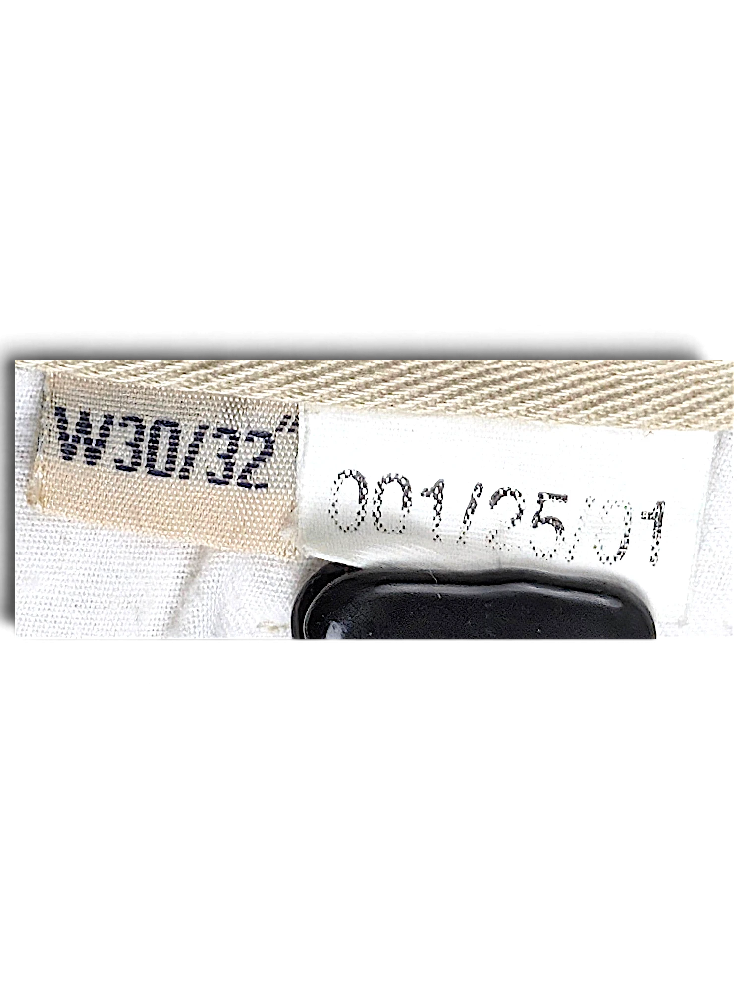 JAKE & IPI Cedarwood State beige chinos size label showing W30 L32