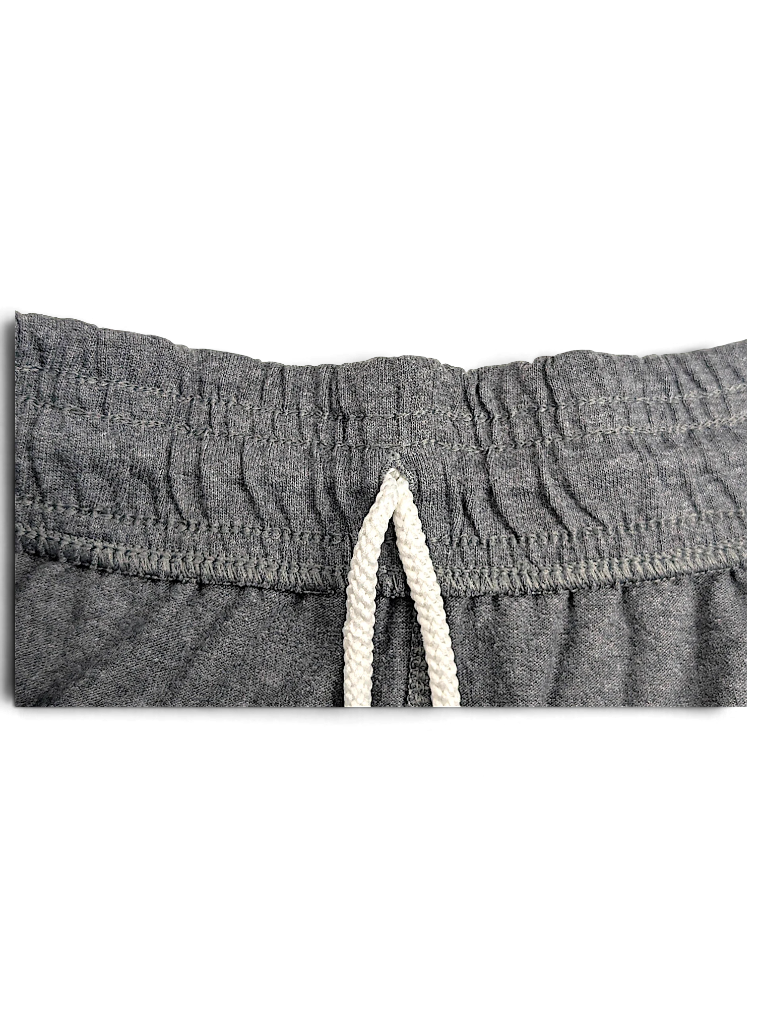 JAKE & IPI Champion light grey fleece joggers featuring an elasticated drawstring waist and soft cotton-blend fabric.