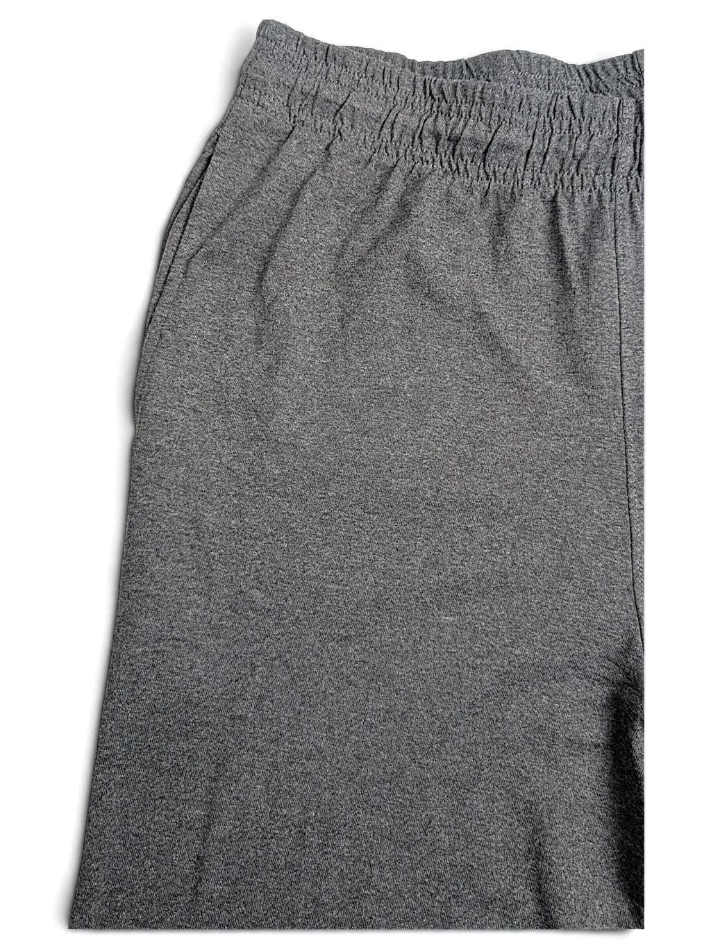 JAKE & IPI Champion light grey fleece joggers with an elastic drawstring waist and soft cotton-blend fabric.